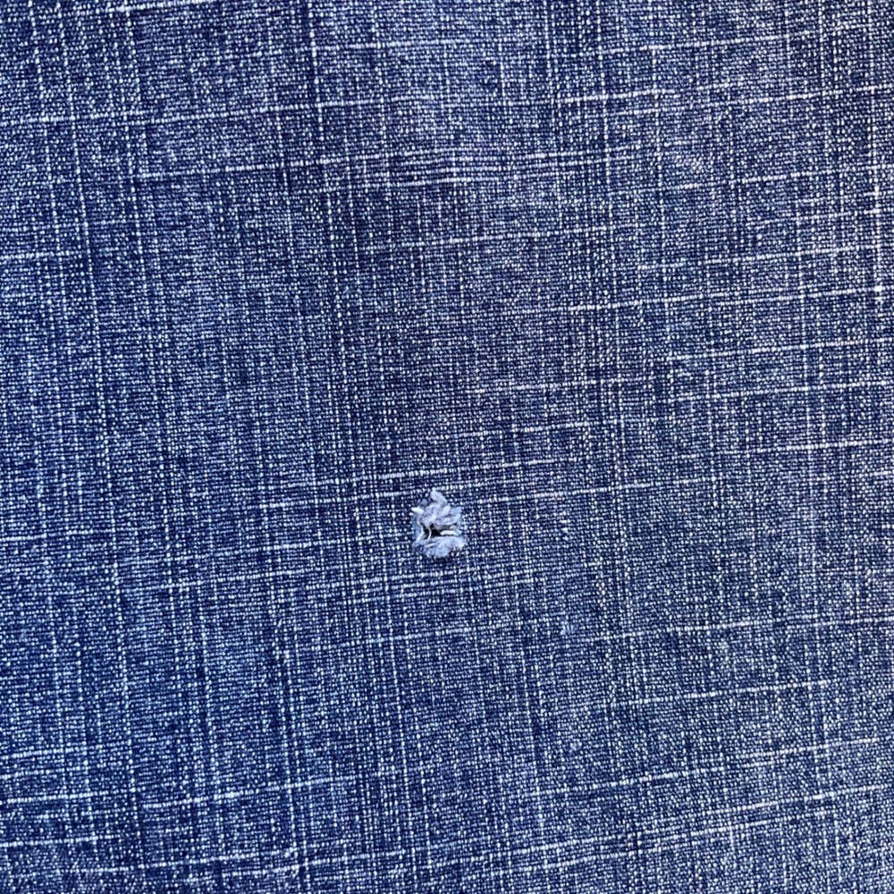 Marsh Landing Blue Denim Pencil Skirt Crosshatch Medium Wash Sz‎ 10 Cowgirl Chic - Picture 11 of 11